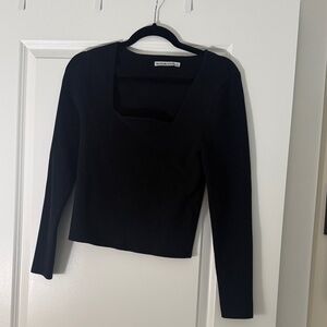 Abercrombie & Fitch Black Long Sleeve Top